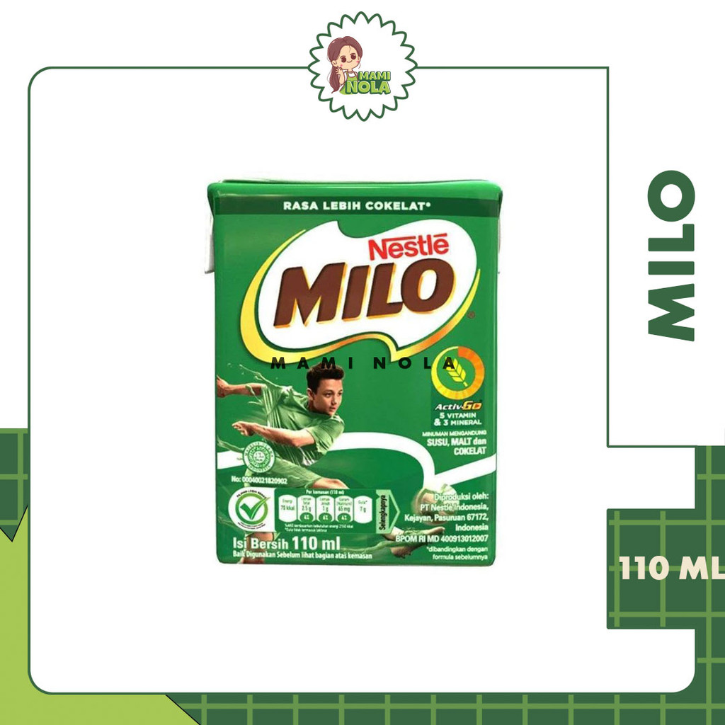 

Susu Milo Coklat UHT mini 110ml