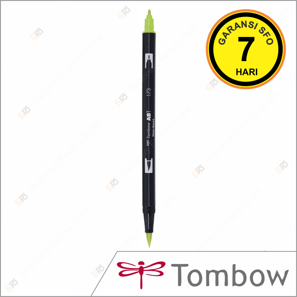 

Dual Brush Pen Tombow 173 - Willow Green - ABT Satuan - SFO Semarang Official