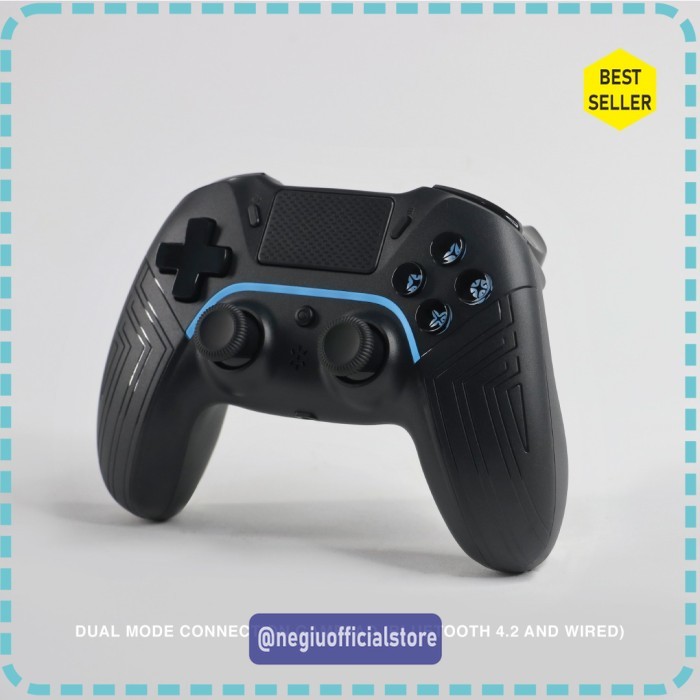 (TTP) Rexus GX300 / GX-300 Gamepad Joystick Bluetooth Wireless - Hitam, V2+Jempol