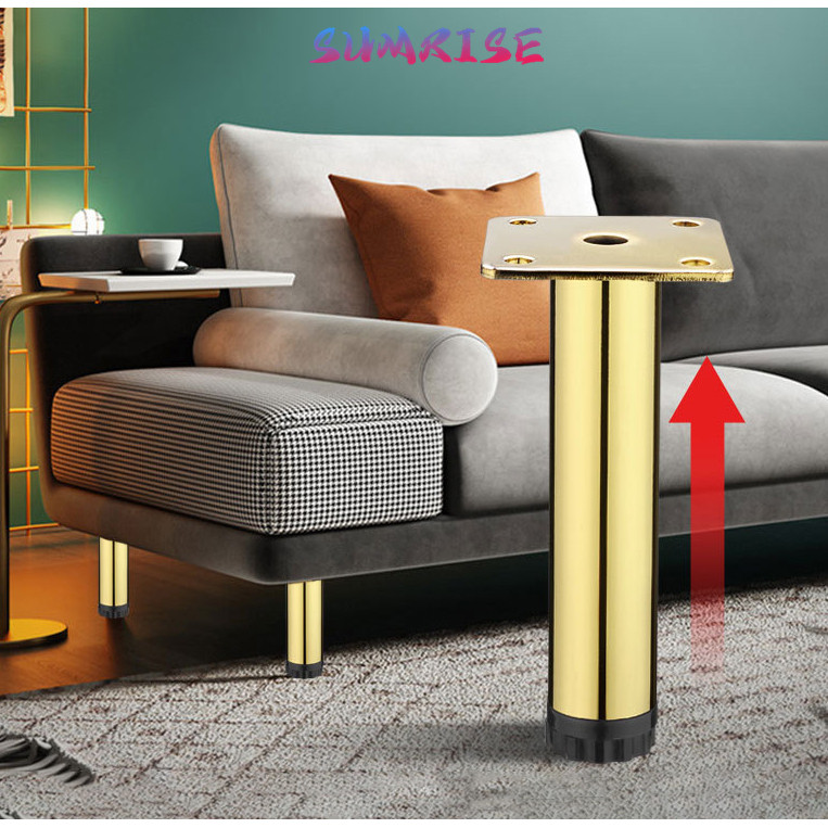 Cone Leg Table Sofa Metal Kaki Meja Besi Samping 15cm Kaki Kursi Besi Sofa Leg Besi Model Premium Me