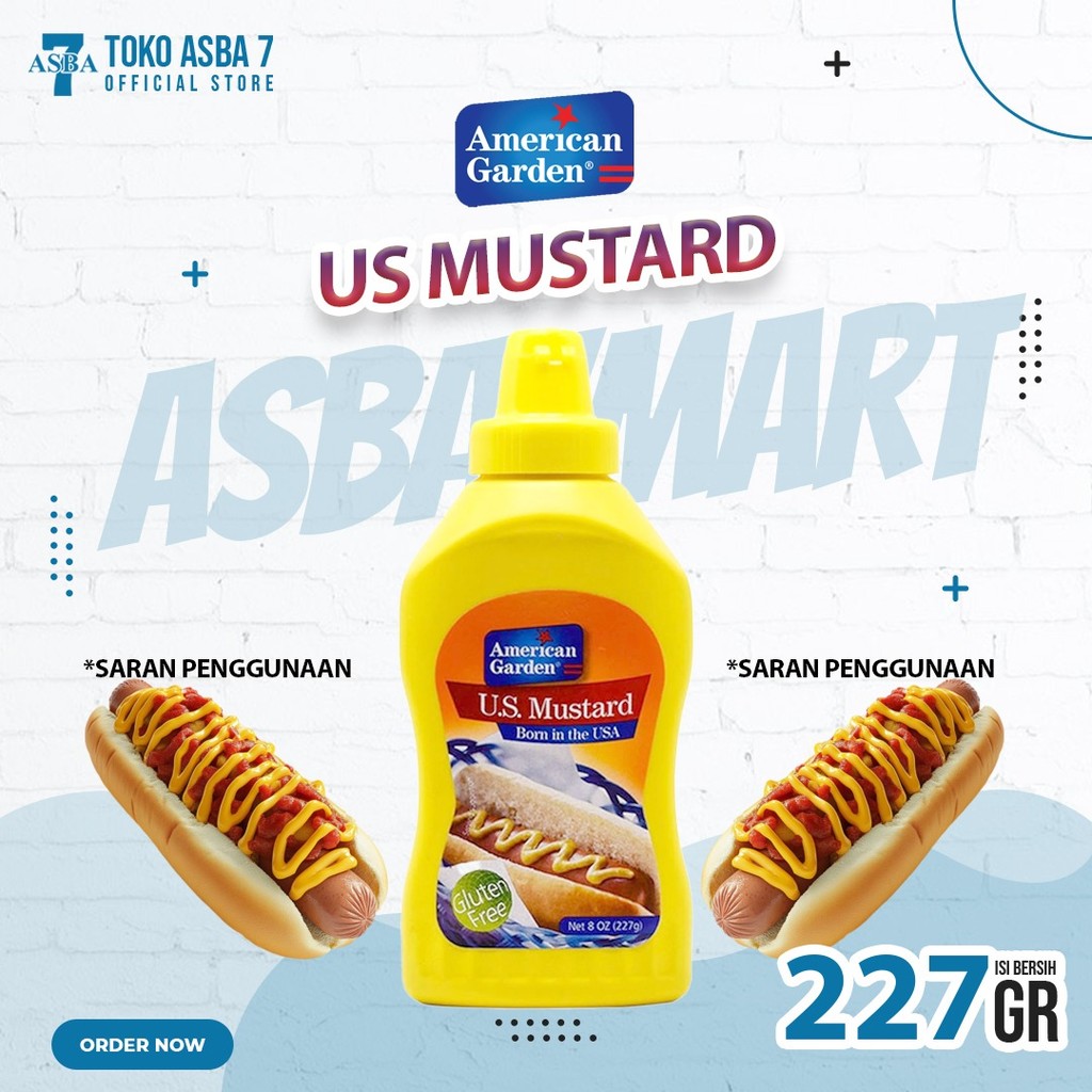 

AMERICAN GARDEN U.S. MUSTARD 227G