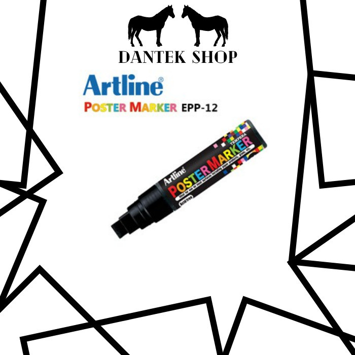 

[New Arrival] SPIDOL ARTLINE POSTER MARKER EPP-12 - Fl.Pink