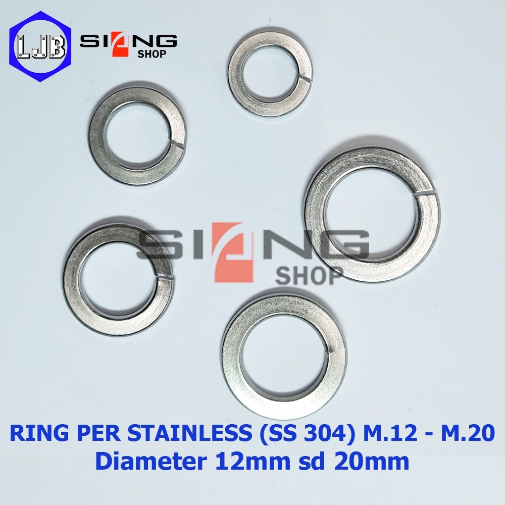 Ring Per Stainless 304 M12 sd M24 THE A2-70