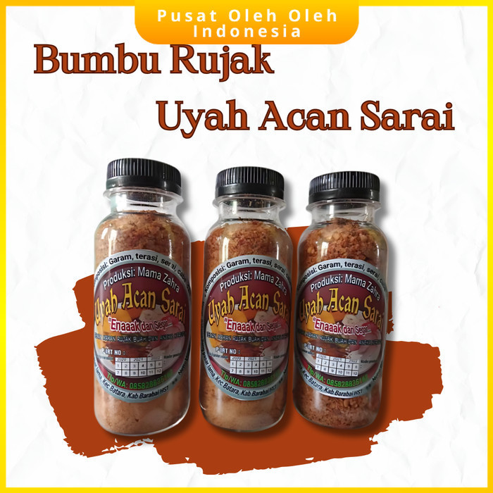 

Uyah Acan Sarai Bumbu Rujak Sangrai Khas Kalimantan PO-IN