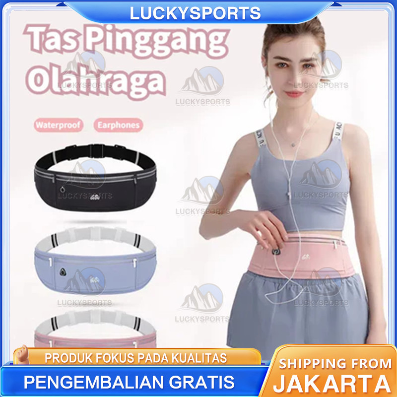 Tas Olahraga Kebugaran Run Bag Tas Olahraga Waterproof Tas Pinggang Lari RB 2 Tas Pinggang Olahraga 