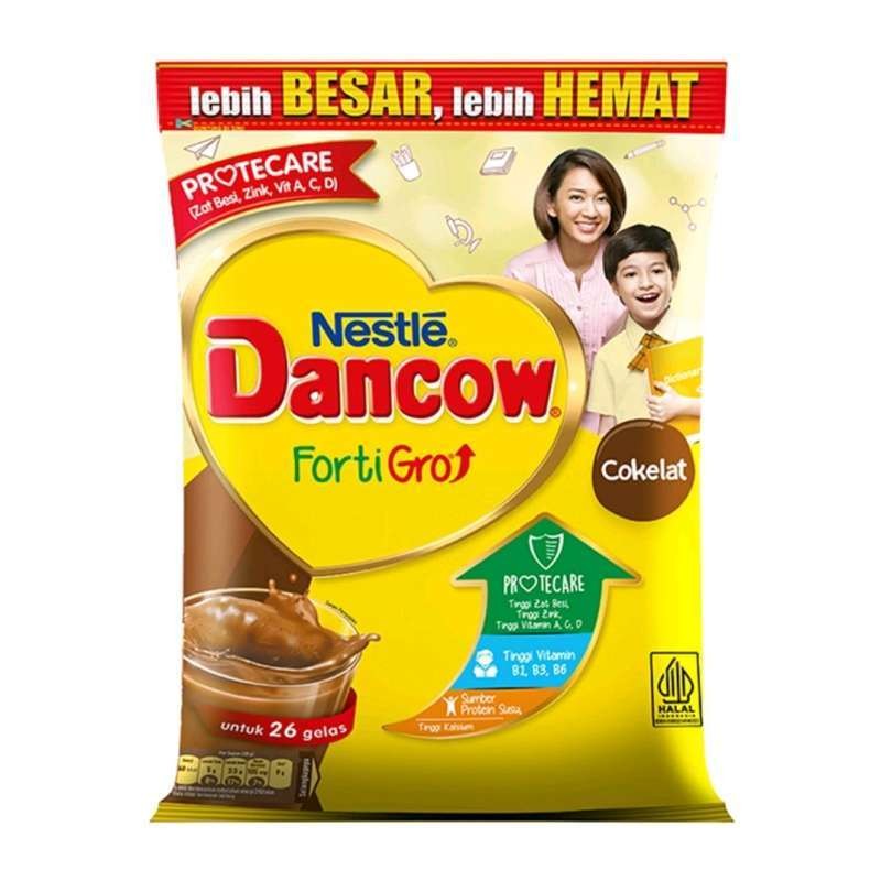 

Nestle Dancow Fortigro Susu Bubuk Instan Cokelat Usia Sekolah Pouch 1 kg