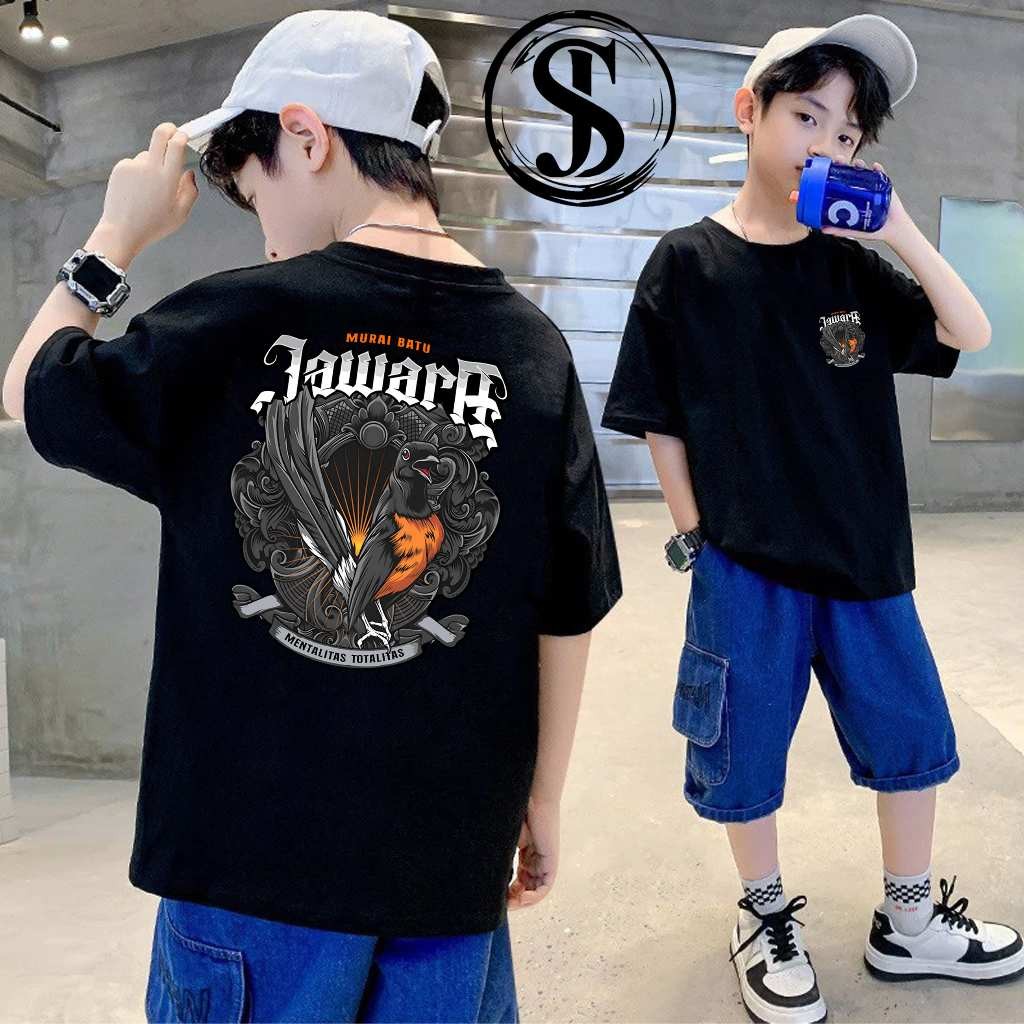 KAOS ANAK MURAI BATU JAWARA/KAOS TSHIRT NEW DESAIN PECINTA MURAI BATU/Baju Murai Murah/Kaos Murah