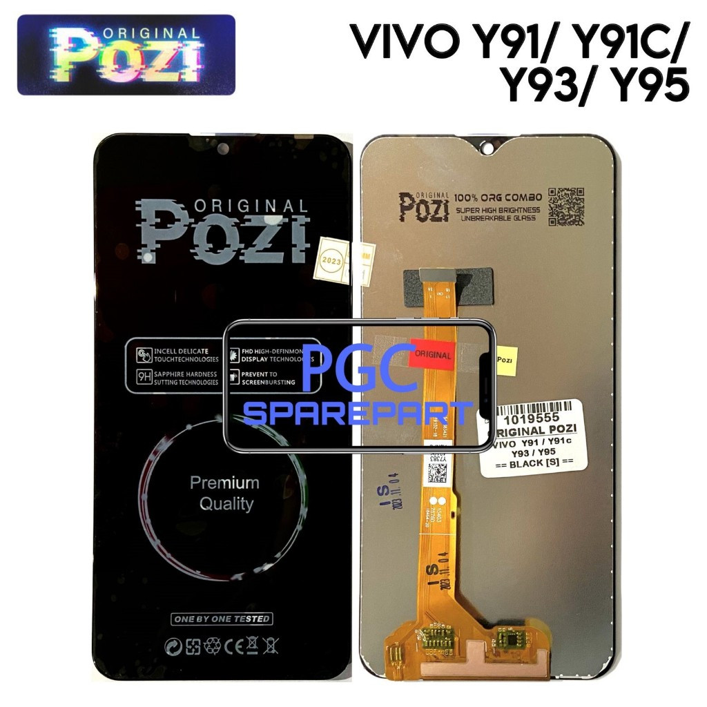 ORIGINAL POZI - LCD Touchscreen Fullset Vivo Y91 / Y91C / Y93 / Y95 / 1816 / 1817 / 1814 / 1815 / V1