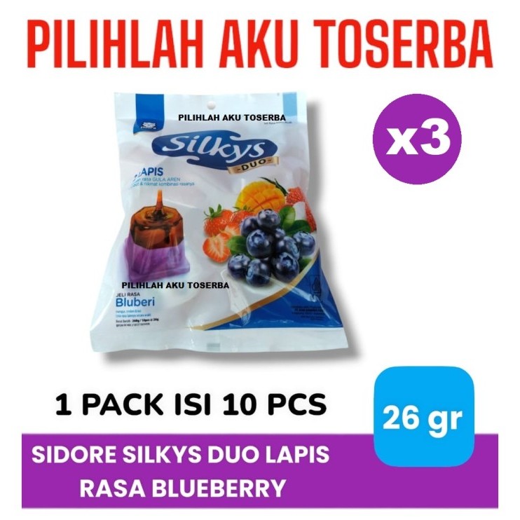 

Jelly SILKYS duo lapis BLUEBERRY isi 10 pcs - ( HARGA PER 3 BUNGKUS )