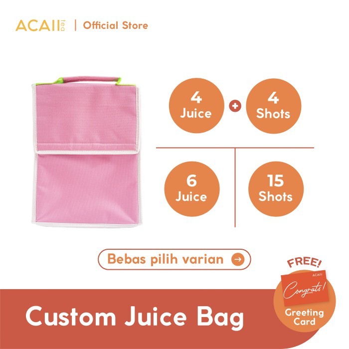 

Acaii Tea Custom Juice Bag Hampers - 6 Juice