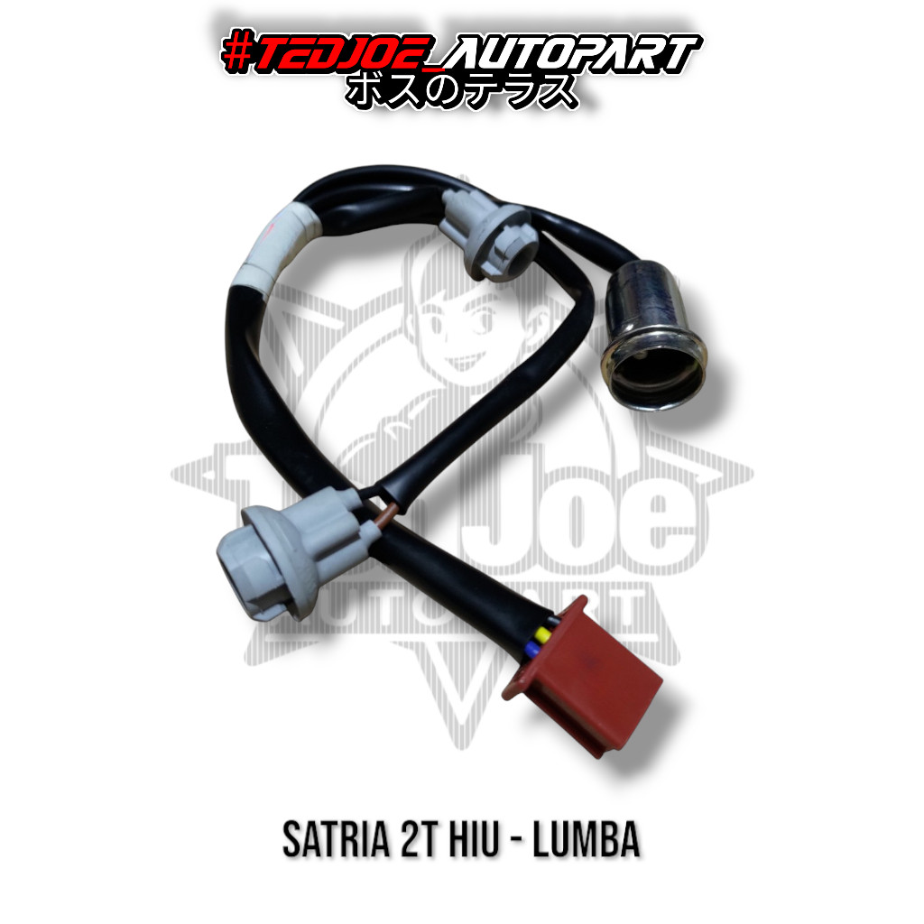 Kabel Fitting Lampu Rem Belakang Satria 2 Tak Hiu Lumba Soket Stop + Sein Set Komplit Suzuki Satria 