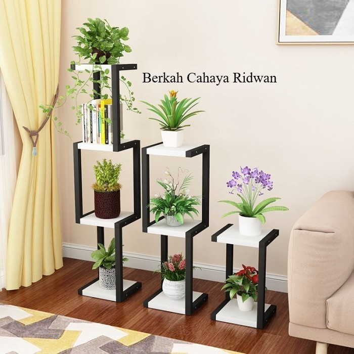 termurah rak pot bunga minimalis, tinggi 100 cm