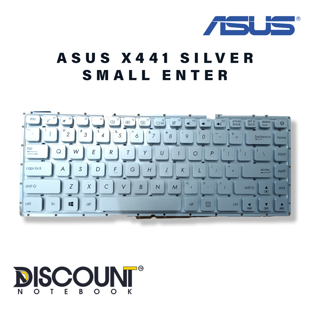 KEYBOARD ASUS X441 SILVER SMALL ENTER