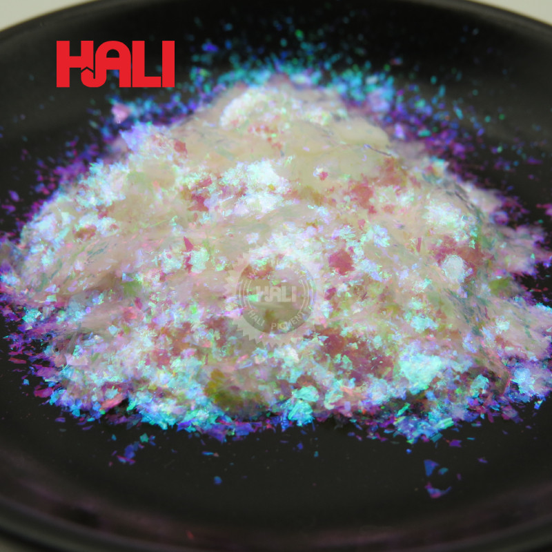 

1G/Jar Chameleon Flakes Holographic Aurora Magic Mirror Flake Pigment Irregular Nail Foil Flakes Item:HLCF-12