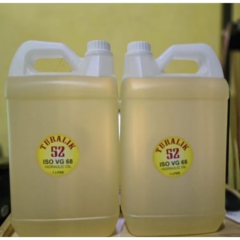 Oli Hidrolik Turalik 52 ISO VG 68 Kemasan 5 Liter Shock Dongkrak Forklift Dll