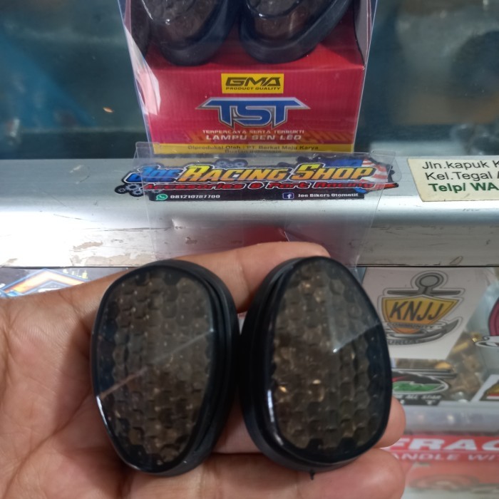 TERMURAH Lampu SEN Tempel LED Ninja RR model mini Universal smua motor