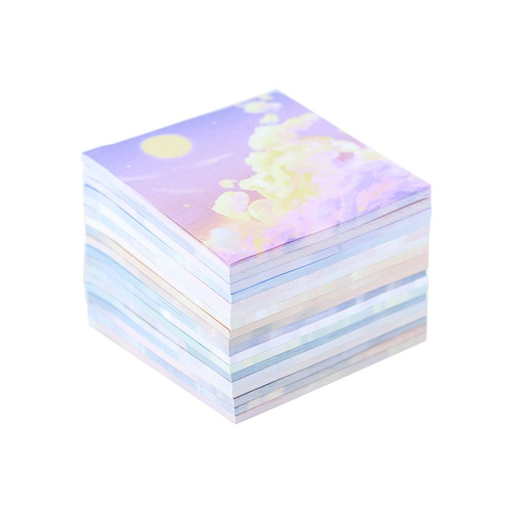 

Styles 90sheets Creative Scenery Tour Self-Adhesive Sticky Notes Memo Pad Fresh Students Stationery Scrapbooking DIY Notepad