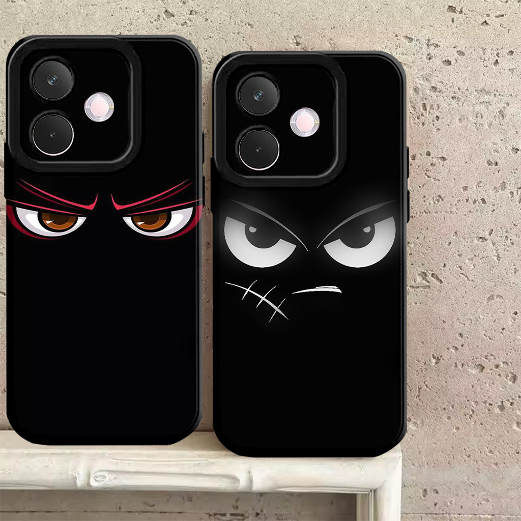 #ZS02 Oppo A5 Pro 4G 2025/Oppo A5 Pro 5G 2025 - SIlikon - Motif Muka S3ram - Silikon TPU - ProCamera