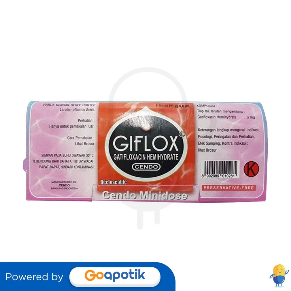 Cendo Giflox 5 X 0.6 Ml Mini Dose