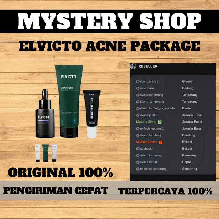 Elvicto Acne Package ( Facial Wash + Brightening Serum + Acne Spot ) - Acne Fw