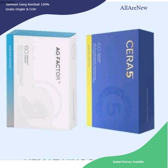 AG FACTOR CERA5  cera5 suplemen kecantikan antiaging antipenuaan dan whitening skin ag factor cera5 