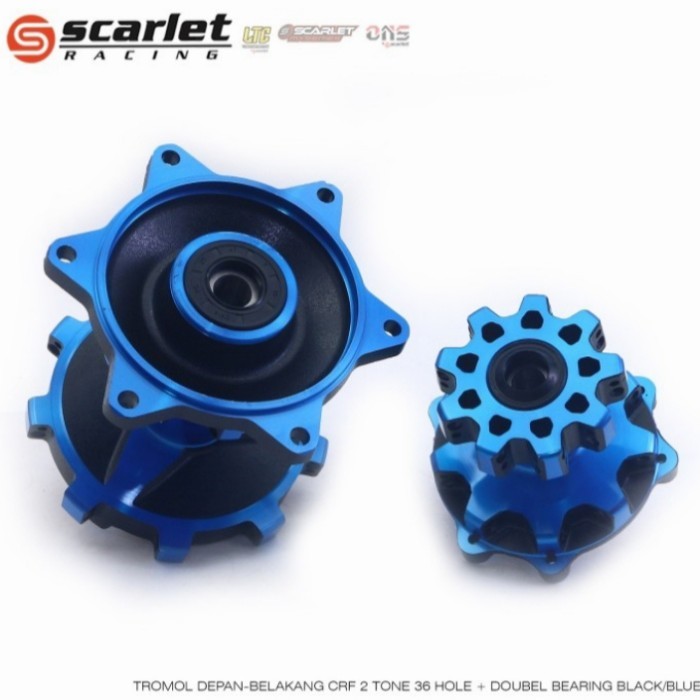 velg supermoto crf 150 sprint xd 300 350 17 hole 36 scarlet racing