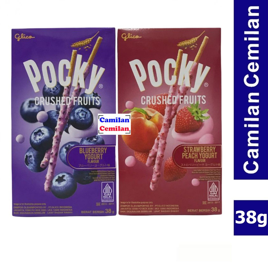 

Pocky Crushed Fruit Strawberry Blueberry Yogurt 38 gr