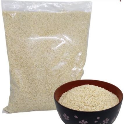 

Biji Wijen Putih ORGANIC White Sesame Seed 1kg Grade A Premium
