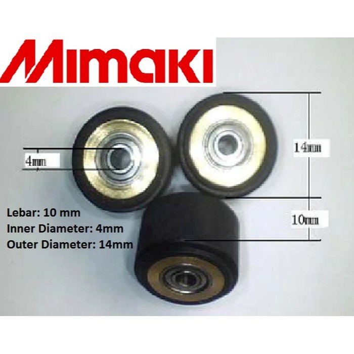 

AnekaTool Pinch Roller Mesin Mimaki Vinyl Cutting Plotter