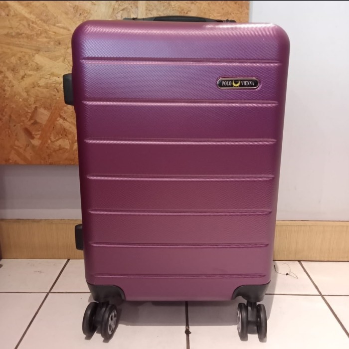 Koper Tas travel 20 INCH POLO VIENNA 001 / 20 - Ungu tua