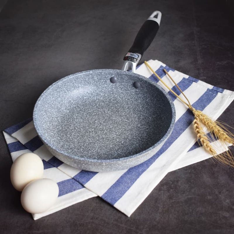 WAJAN TEFLON GRAND MARBLE 20CM | FRYING PAN MARBLE | TEFLON WAJAN ANTI LENGKET | WAJAN MARBLE | FRYI