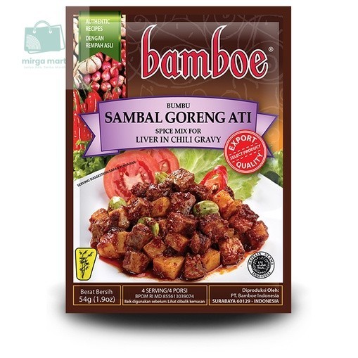 

Bumbu Bamboe Sambal Goreng Ati mirga mart
