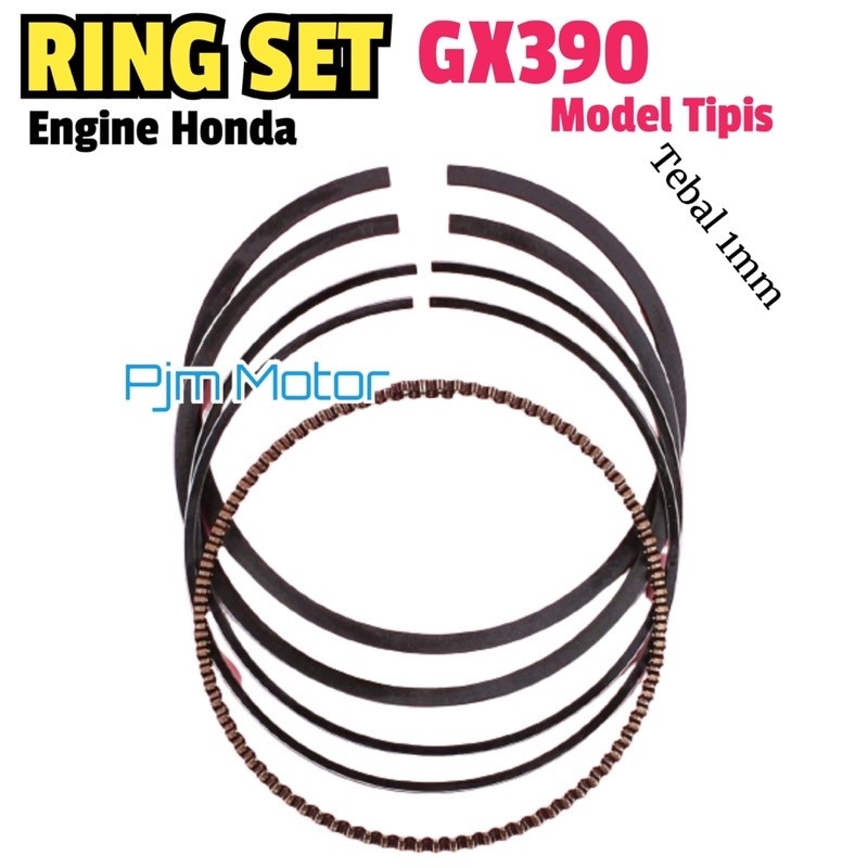 

Gx390 Model tipis Ring piston Ring seher mesin pengerak Honda 13hp Gx390 amplas