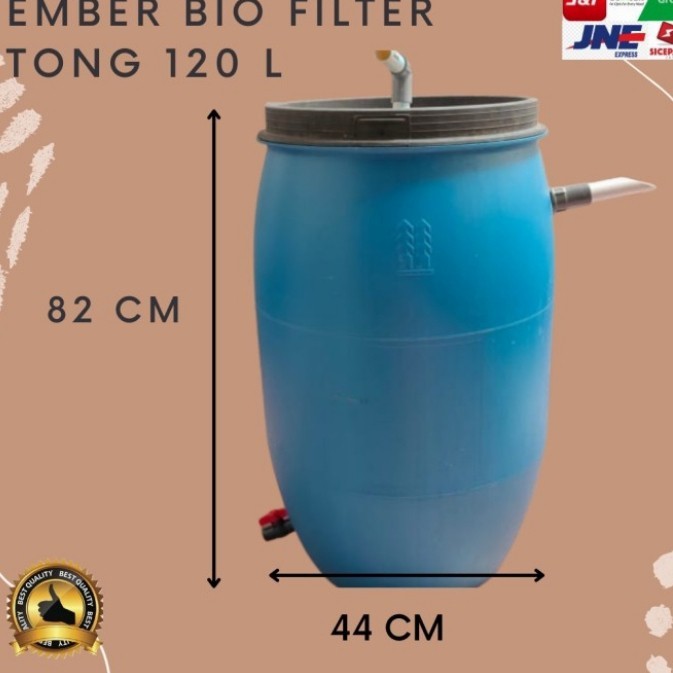 Ember Bio Filter Tong 120L Filter kolam koi
