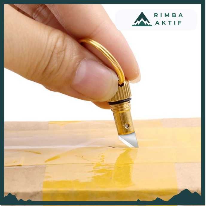 

Jinjunlang alat potong Cutter Mini Gantungan Kunci - K13