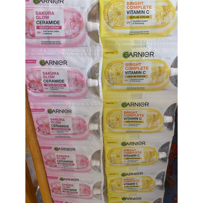 Garnier Serum Cream Sachet 7 Ml Kuning/Pink - BON