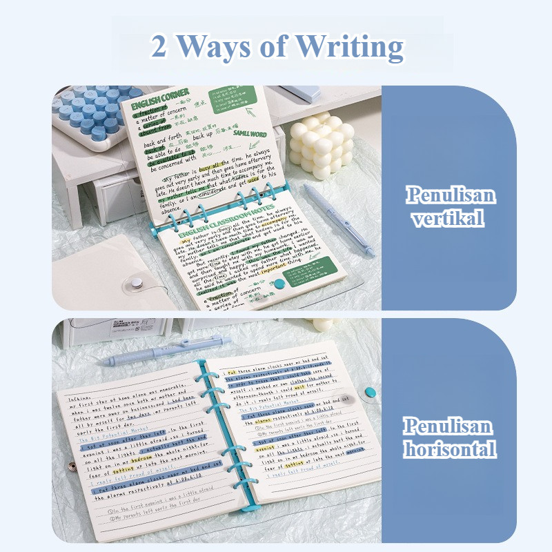 

[Whispers] Ready-CODNotebook Buku Binder B5 /Tulis Sekolah Lucu Buku Catatan Aesthetic/ Notebook