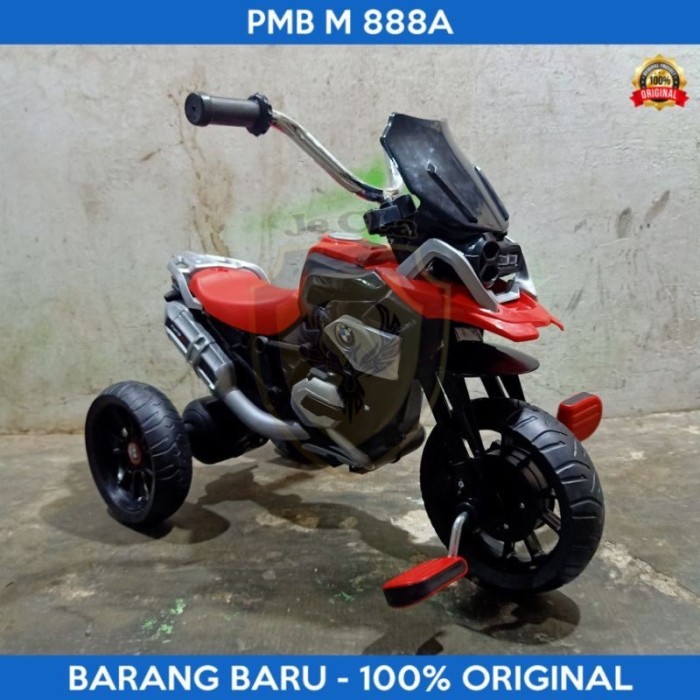 SEPEDA ANAK RODA TIGA / TRICYCLE MODEL MOTOR / PMB M888A M-888A M 888A - Merah