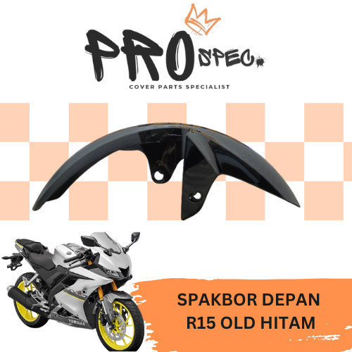 Win - Spakbor Depan Yamaha R15 Old Lama V1 V2 Hitam Slebor
