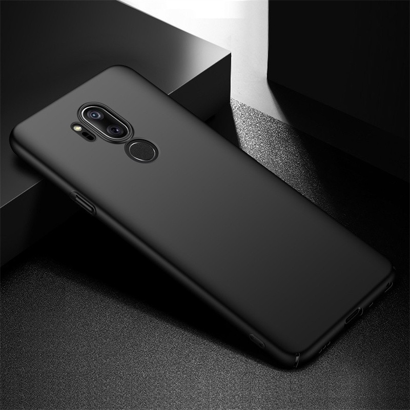 CASE LG  G8 THINQ / LG G8X / LG G7 G7 PLUS / LG G6 / LG G5 SILICONE TPU SLIM MATTE CASE SOFT BLACK D
