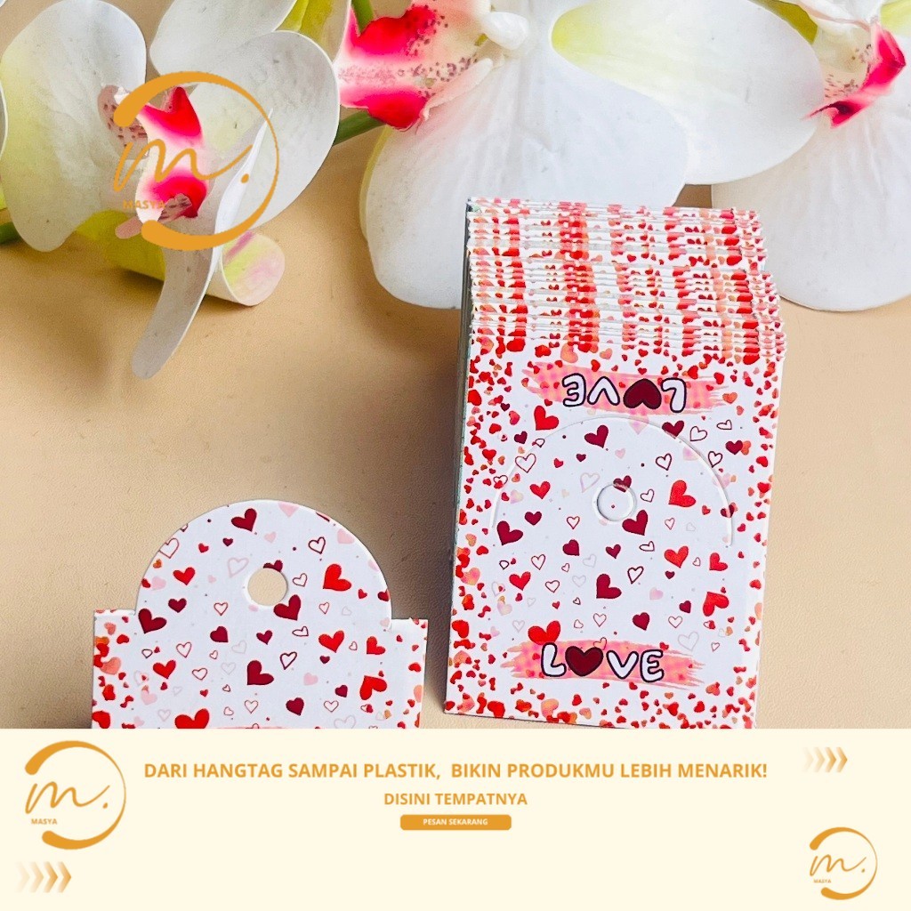 

PART 2- isi 100 Kertas Label Gantungan Aksesoris Penjepit Plastik Trendy/ HANGTAG ACCESSORIS/ kar AKSESORIS / hang tag kemasan | MASYA