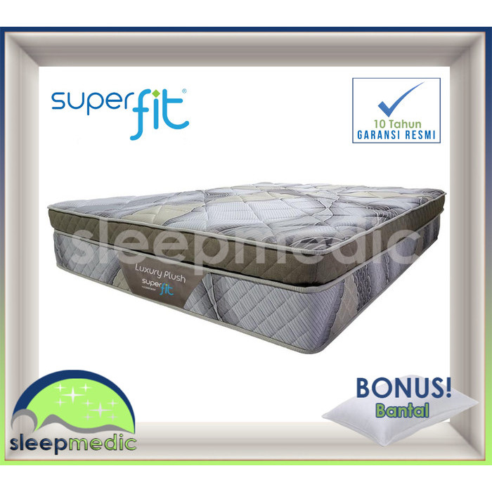 COMFORTA SUPERFIT SpringBed LUXURY PLUSH ( KASUR ) 160 180 200 90 100 120 - 200x200