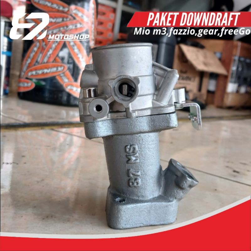nanisumar8.allshopPAKET DOWNDRAFT INTAKE & THROTTLE BODY MIO M3 FREEGO FAZZIO GEAR KELUARGA YAMAHA 1
