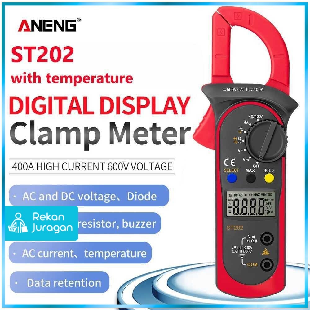 ANENG Digital Multimeter Voltage Tester Temperature - ST202