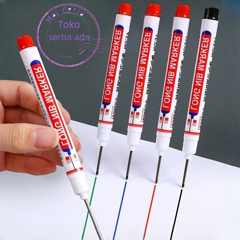 

10PCS Long Head Marker Anti Air Long Nib Marker Multiguna Spidol Kepala Panjang 20mm