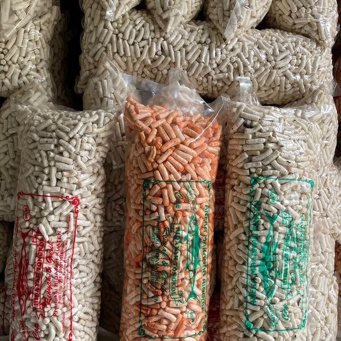 

B ss KERUPUK TONGKOL ,STIK IKAN HIDAYAH TONGKOL 1 ball 1KG -nks- Food Snacks cemilan Krupuk Makanan - Original