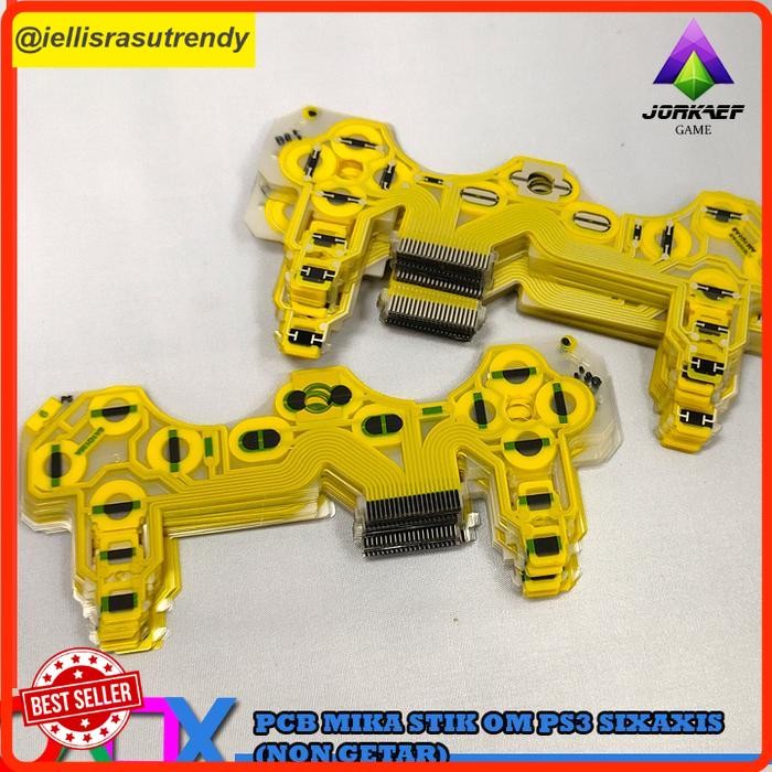 FLEXIBLE STIK PS3 OM SIXAXIS NON GETAR STICK PCB PLASTIK TANPA GETAR
