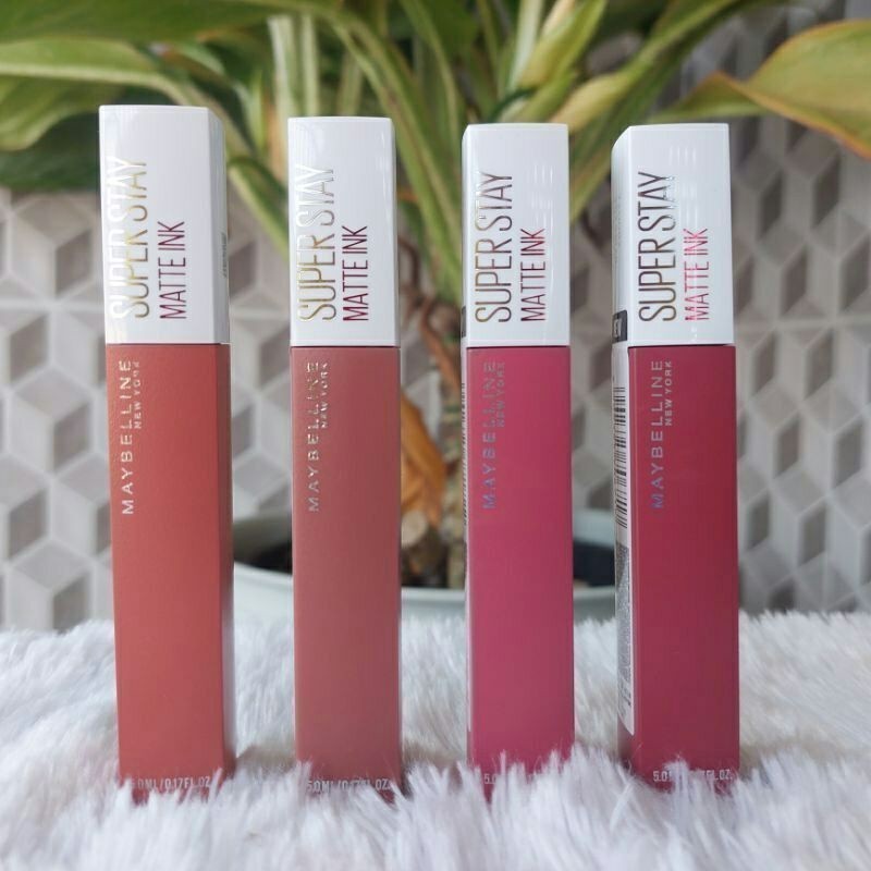 HOT PROMO 100% ORIGINAL Maybelline Superstay Matte Ink Liquid Matte Lipstick Make Up [ Tahan Lama Hi