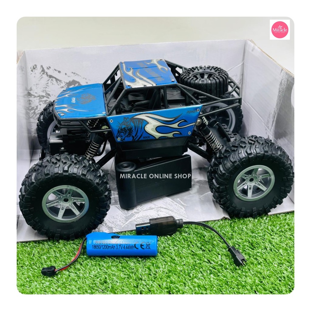MIRACLEONLINESHOP MAINAN MOBIL REMOT METAL OFFROAD 4 X 4 WD SKALA 1:14 JEEP RC