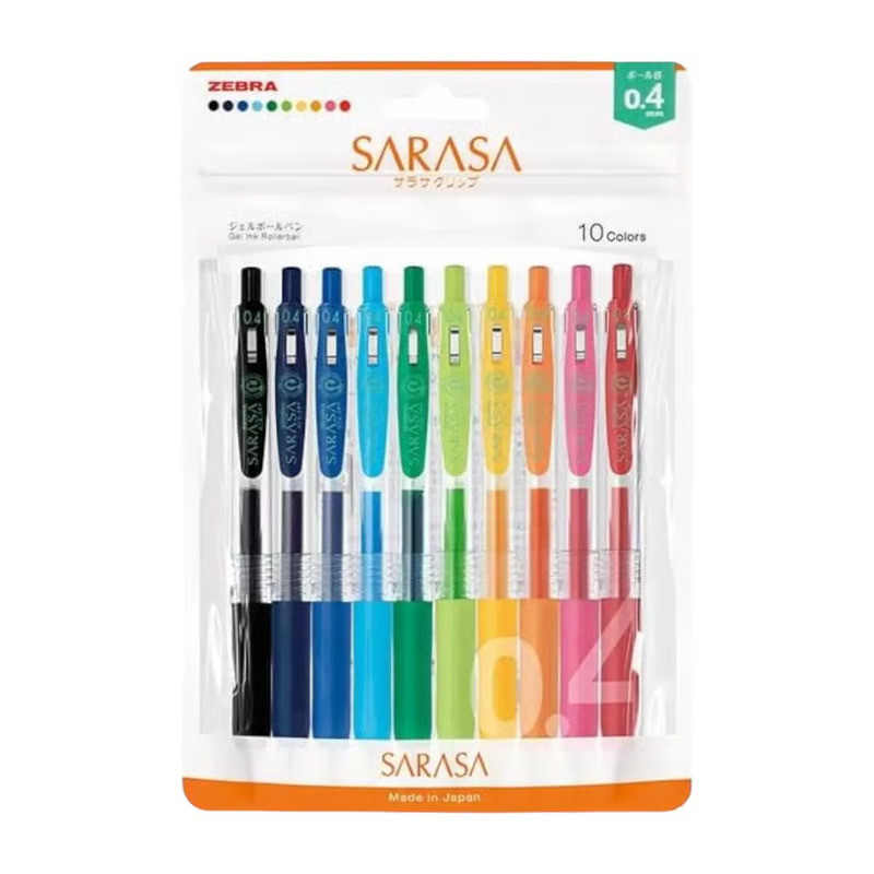 

Pulpen Gel Sarasa Clip Set 10 Warna ZEBRA 100% Original